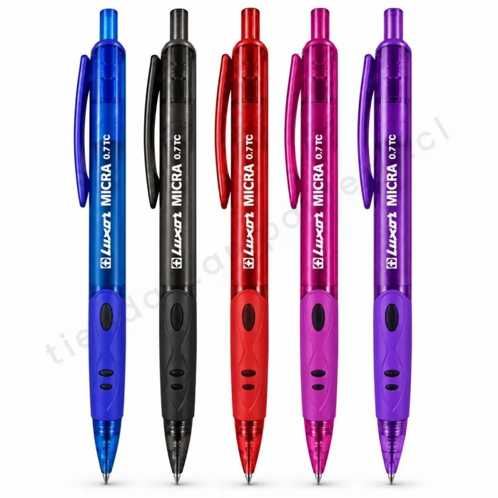 Bolígrafo Luxor Micra 0.7 mm PACK - Tienda Stampaideas Imprimeideas