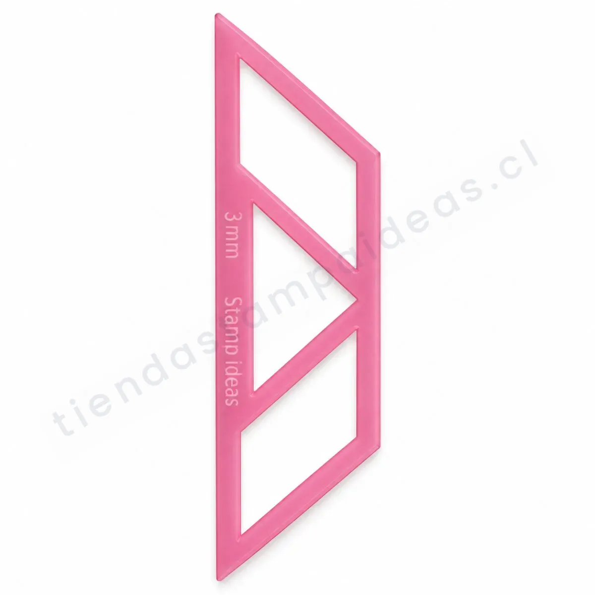 Regla esquinera 3 mm Rosada - Tienda Stampaideas Imprimeideas